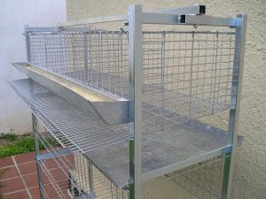 Bateria de 4 Gaiolas para CodornÃ£o Codorna Gigante para 120 aves