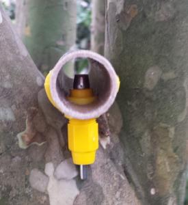 Bebedouro automÃ¡tico Niple com Adaptador para tubo PVC 20 mm - Detalhe interno